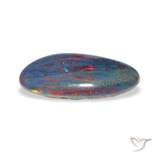 Tripletto di opale Multicolore naturale da 3.38 ct, Taglio a fantasia, Opaco