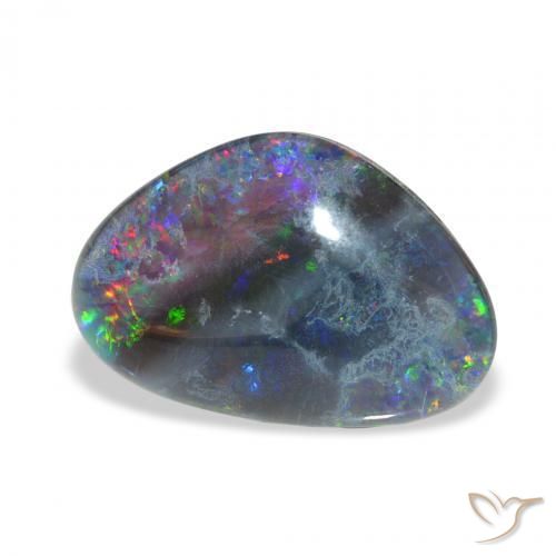 Tripletto di opale Multicolore naturale da 6.75 ct, Taglio a fantasia, Opaco