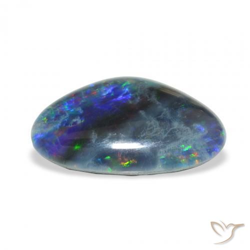 Tripletto di opale Multicolore naturale da 6.75 ct, Taglio a fantasia, Opaco
