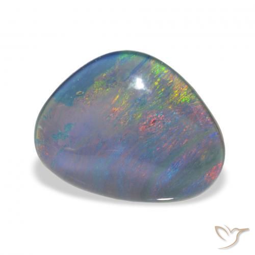 Tripletto di opale Multicolore naturale da 6.25 ct, Taglio a fantasia, Opaco