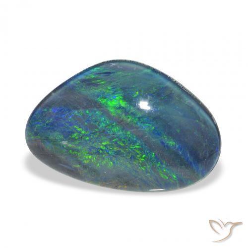 Tripletto di opale Multicolore naturale da 6.55 ct, Taglio a fantasia, Opaco