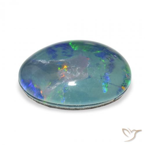 Tripletto di opale Multicolore naturale da 10.02 ct, Taglio a fantasia, Opaco