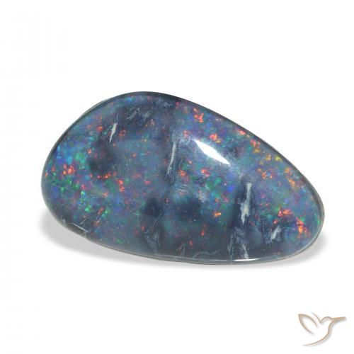 Tripletto di opale Multicolore naturale da 9.21 ct, Taglio a fantasia, Opaco