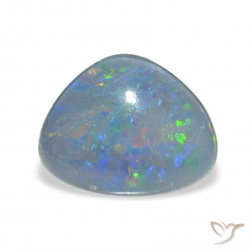 3.87ct Multicolore Tripletto di opale, Taglio a fantasia, Opaco