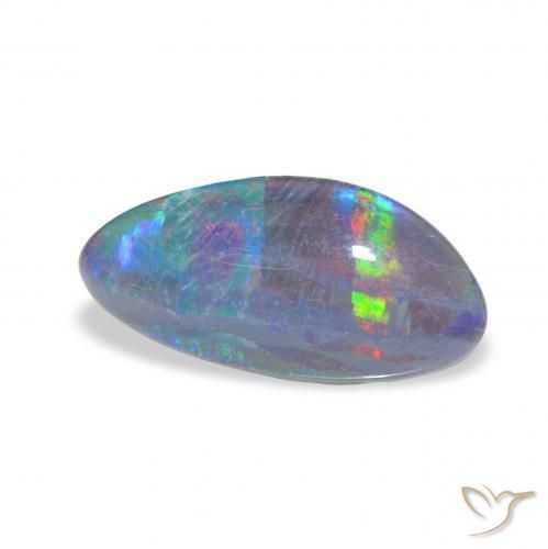 Tripletto di opale Multicolore naturale da 2.36 ct, Taglio a fantasia, Opaco