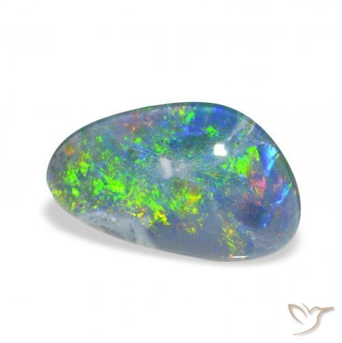 Tripletto di opale Multicolore naturale da 3.45 ct, Taglio a fantasia, Opaco