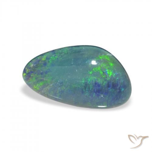 Tripletto di opale Multicolore naturale da 3.08 ct, Taglio a fantasia, Opaco
