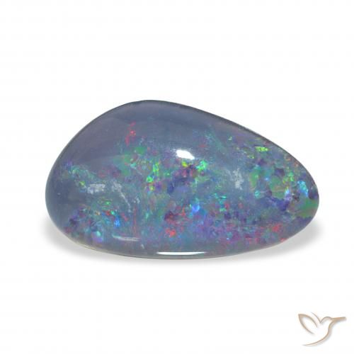 3.07ct Multicolore Tripletto di opale, Taglio a fantasia, Opaco