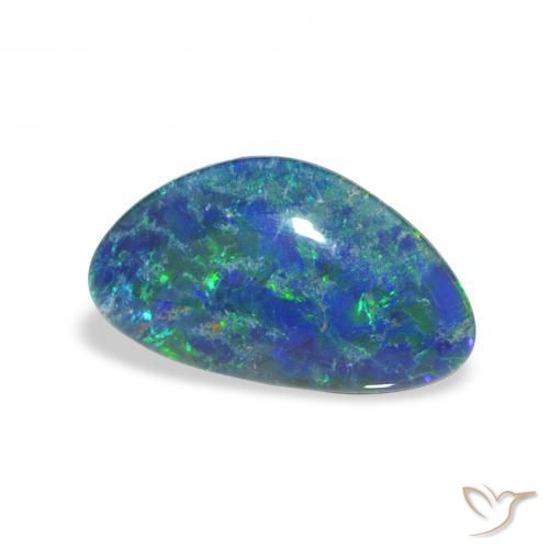 Tripletto di opale Multicolore naturale da 2.33 ct, Taglio a fantasia, Opaco