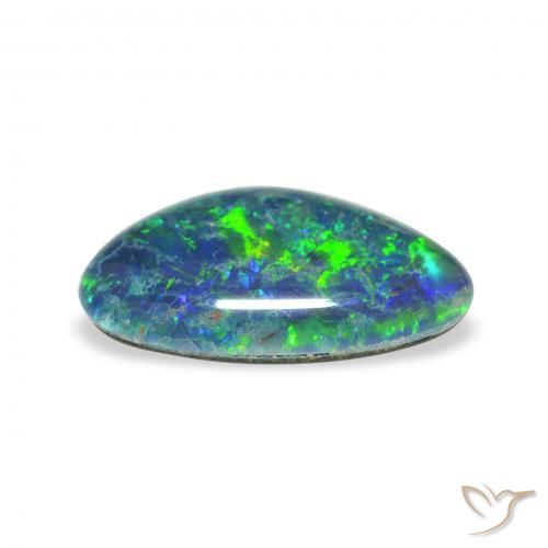 Tripletto di opale Multicolore naturale da 2.33 ct, Taglio a fantasia, Opaco