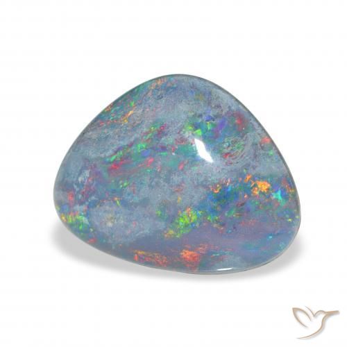 Tripletto di opale Multicolore naturale da 4.14 ct, Taglio a fantasia, Opaco