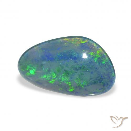 Tripletto di opale Multicolore naturale da 3.46 ct, Taglio a fantasia, Opaco