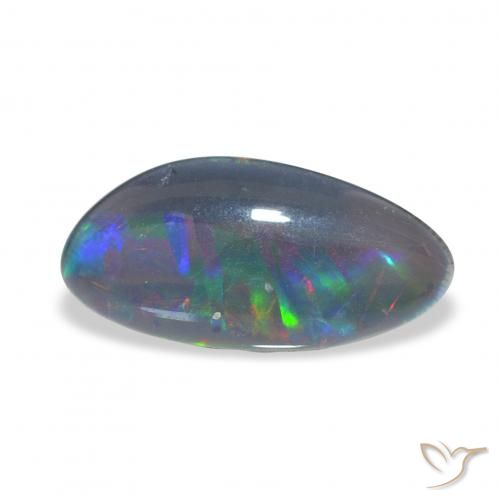 3.10ct Multicolore Tripletto di opale, Taglio a fantasia, Opaco