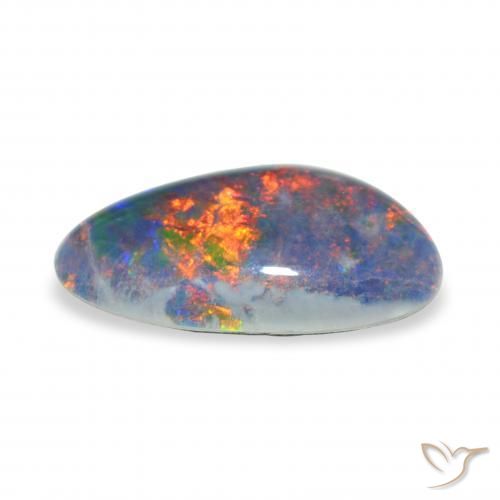 Tripletto di opale Multicolore naturale da 3.28 ct, Taglio a fantasia, Opaco