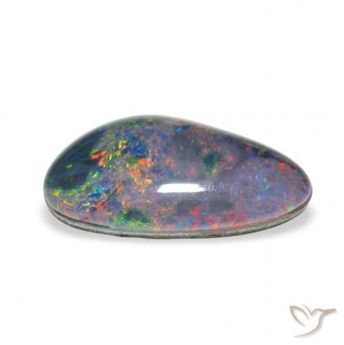Tripletto di opale Multicolore naturale da 3.73 ct, Taglio a fantasia, Opaco