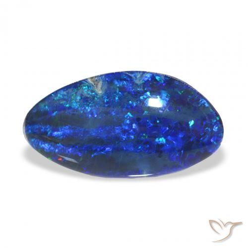4.47ct Multicolore Tripletto di opale, Taglio a fantasia, Opaco