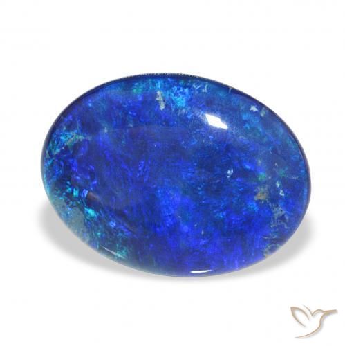 Tripletto di opale Multicolore naturale da 5.72 ct, Ovale, Opaco