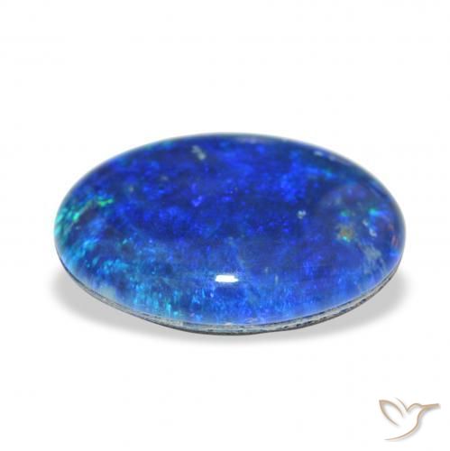 Tripletto di opale Multicolore naturale da 5.72 ct, Ovale, Opaco