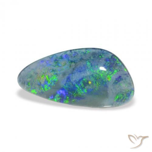 Tripletto di opale Multicolore naturale da 4.12 ct, Taglio a fantasia, Opaco