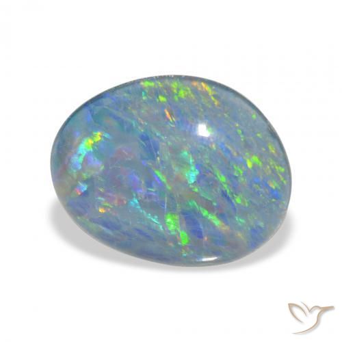 Tripletto di opale Multicolore naturale da 9.36 ct, Taglio a fantasia, Opaco