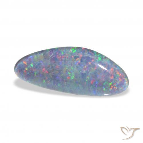 Tripletto di opale Multicolore naturale da 7.89 ct, Taglio a fantasia, Opaco