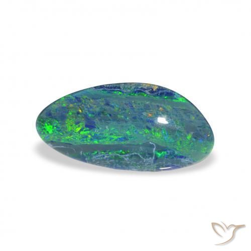 Tripletto di opale Multicolore naturale da 2.52 ct, Taglio a fantasia, Opaco