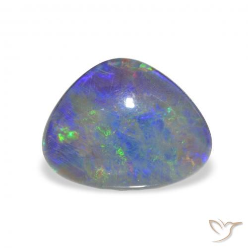 4.02ct Multicolore Tripletto di opale, Taglio a fantasia, Opaco