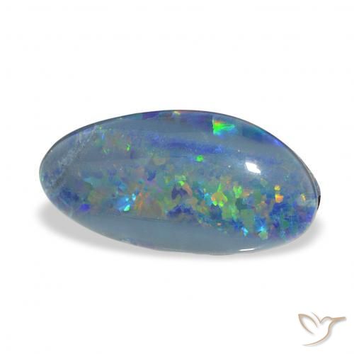 Tripletto di opale Multicolore naturale da 3.60 ct, Taglio a fantasia, Opaco