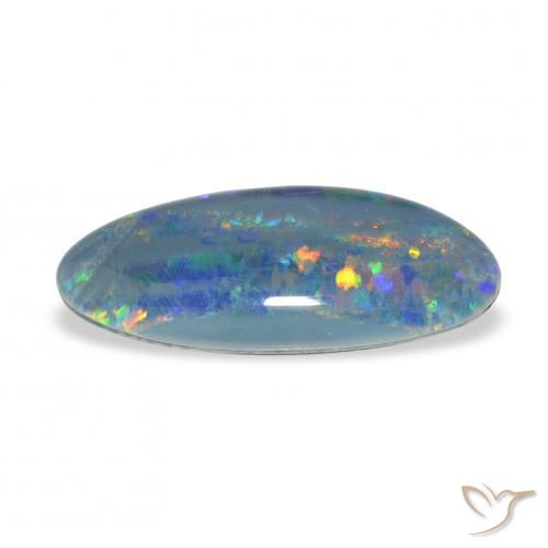 Tripletto di opale Multicolore naturale da 3.60 ct, Taglio a fantasia, Opaco