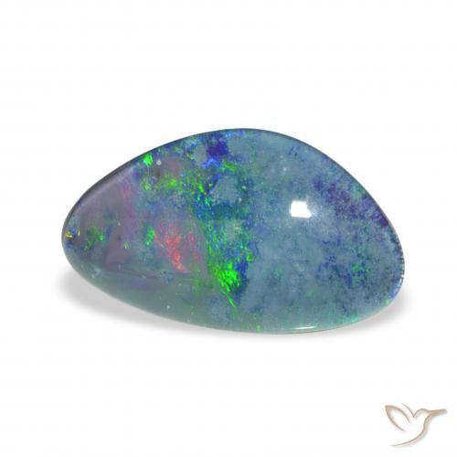 Tripletto di opale Multicolore naturale da 3.85 ct, Taglio a fantasia, Opaco