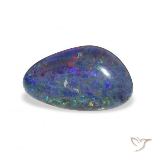 Tripletto di opale Multicolore naturale da 3.30 ct, Taglio a fantasia, Opaco