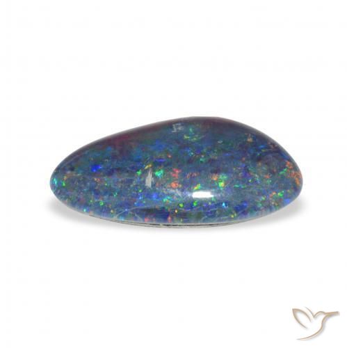 Tripletto di opale Multicolore naturale da 3.30 ct, Taglio a fantasia, Opaco