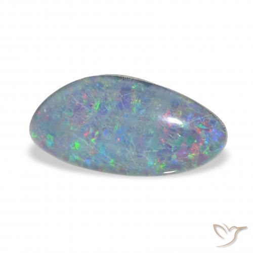 Tripletto di opale Multicolore naturale da 3.66 ct, Taglio a fantasia, Opaco