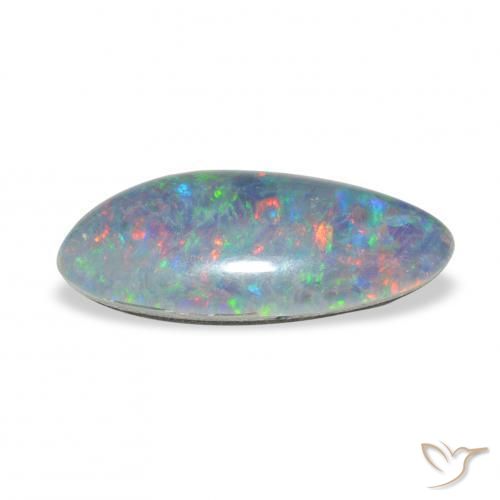 Tripletto di opale Multicolore naturale da 3.66 ct, Taglio a fantasia, Opaco