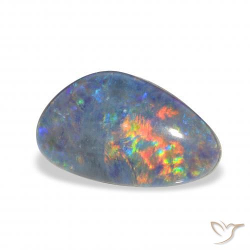 Tripletto di opale Multicolore naturale da 3.36 ct, Taglio a fantasia, Opaco