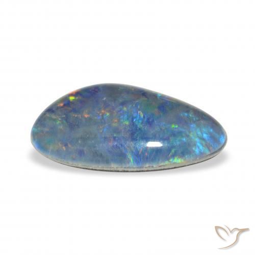 Tripletto di opale Multicolore naturale da 3.36 ct, Taglio a fantasia, Opaco