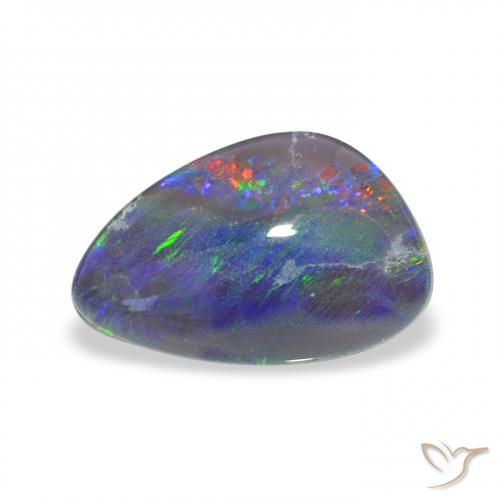 2.19ct Multicolore Tripletto di opale, Taglio a fantasia, Opaco
