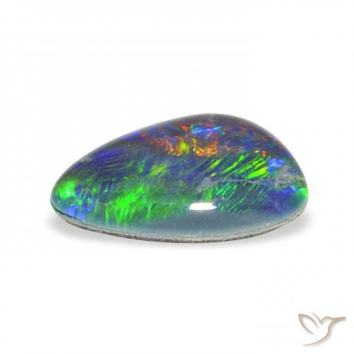 Tripletto di opale Multicolore naturale da 2.19 ct, Taglio a fantasia, Opaco
