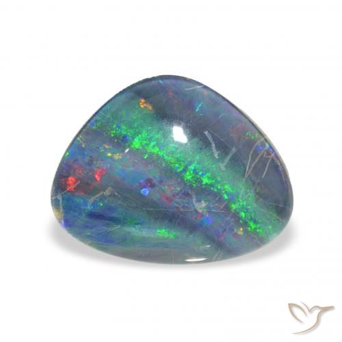 3.81ct Multicolore Tripletto di opale, Taglio a fantasia, Opaco