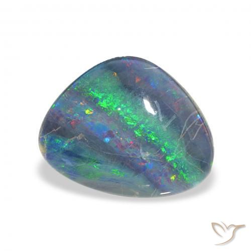 Tripletto di opale Multicolore naturale da 3.81 ct, Taglio a fantasia, Opaco