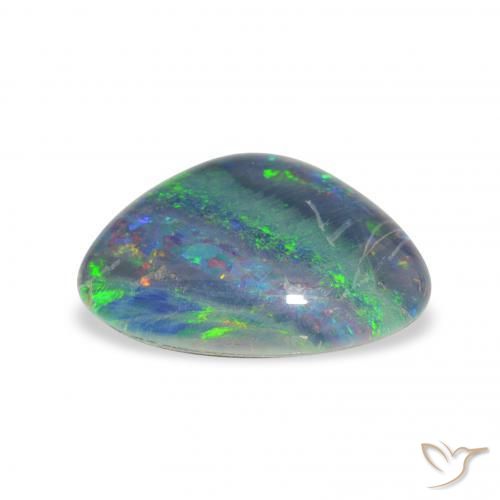 Tripletto di opale Multicolore naturale da 3.81 ct, Taglio a fantasia, Opaco