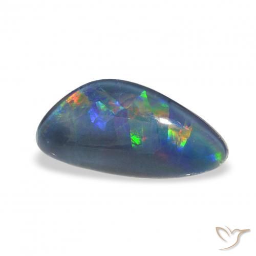 Tripletto di opale Multicolore naturale da 1.89 ct, Taglio a fantasia, Opaco