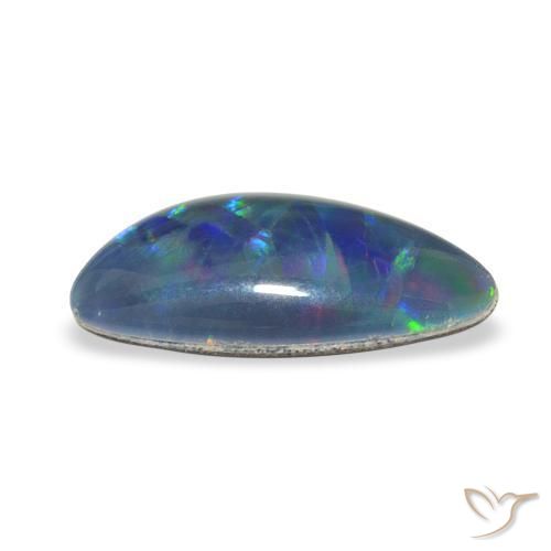 Tripletto di opale Multicolore naturale da 1.89 ct, Taglio a fantasia, Opaco