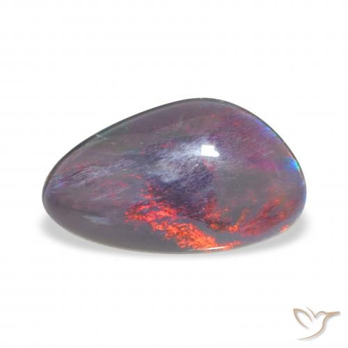 3.21ct Multicolore Tripletto di opale, Taglio a fantasia, Opaco
