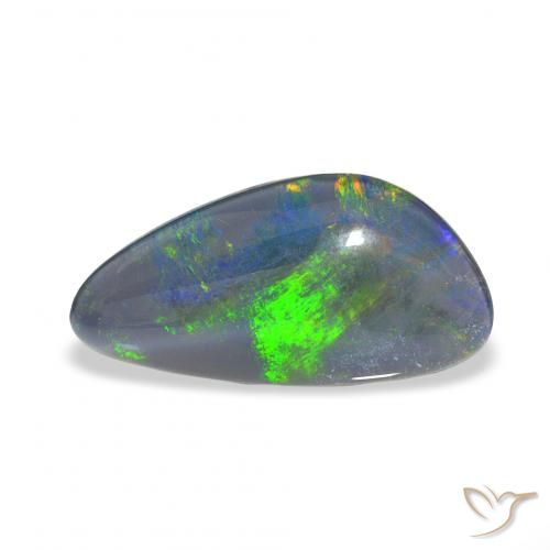 4.24ct Multicolore Tripletto di opale, Taglio a fantasia, Opaco