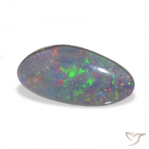 Tripletto di opale Multicolore naturale da 3.28 ct, Taglio a fantasia, Opaco