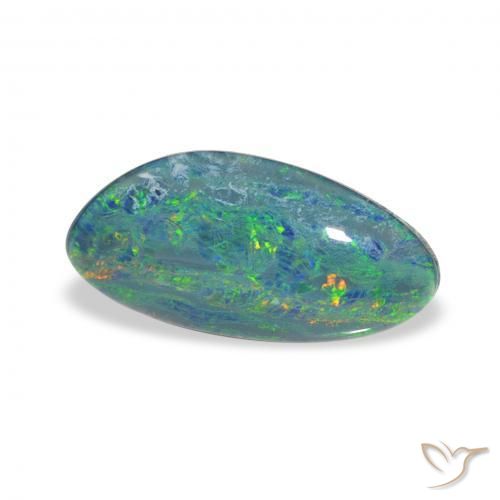 Tripletto di opale Multicolore naturale da 2.38 ct, Taglio a fantasia, Opaco