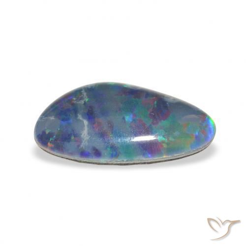 Tripletto di opale Multicolore naturale da 3.58 ct, Taglio a fantasia, Opaco
