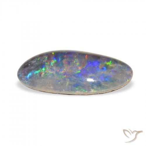 Tripletto di opale Multicolore naturale da 3.72 ct, Taglio a fantasia, Opaco