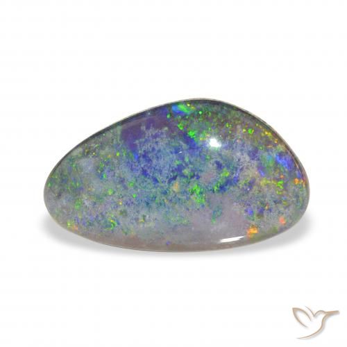 3.81ct Multicolore Tripletto di opale, Taglio a fantasia, Opaco